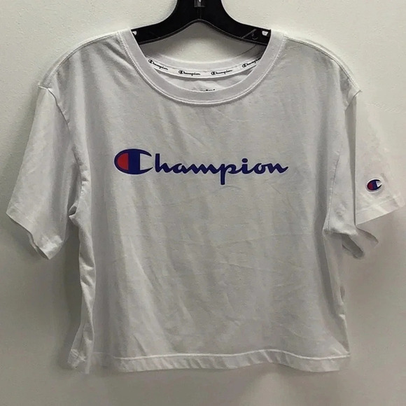 Champion Size Small White Crop Top. Preowned - Picture 1 of 5